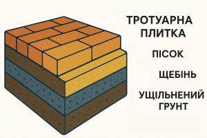 пиріг під тротуарну плитку